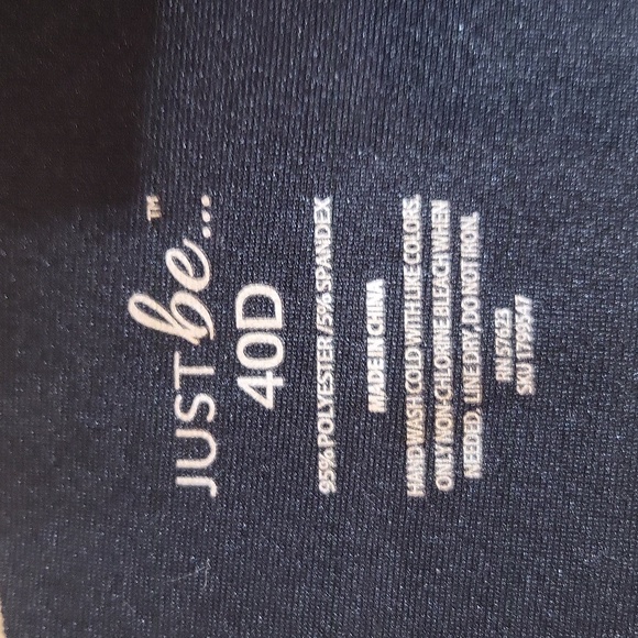 JUST BE Black & Tan Micro Comfort Laser Cut Technology No Underwire Bra Bundle - Picture 6 of 13